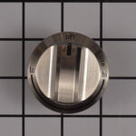 Control Knob Stainless Steel Color Compatible with Frigidaire 5304525746