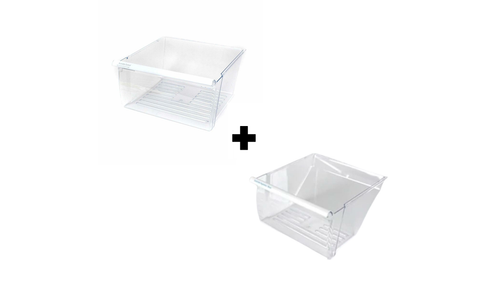 07_08_Drawer__22974.1713597178.png Middle + Bottom Crisper Pan Compatible with Whirlpool 2188656 2188664 - Image 1