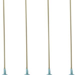4Pack Washer Suspension Rod Damper Compatible with Samsung DC97-05280W