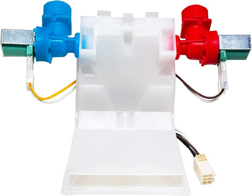 61F410RSNfL._AC_SL1500___63920.1713597158.jpg Washer Water Inlet Valve Compatible with Whirlpool Kenmore W10144820 AP6015761 - Image 1