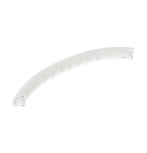 WB15X10224__35262.1713597052.jpg Door Handle ( White ) Compatible with GE Microwave WB15X10220 - Image 1