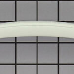Handle Door ( White ) Compatible with Whirlpool Microwave  W10445124