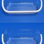 241808205 Compatible with Frigidaire / Electrolux Refrigerator Door Bin Clear  ( 2 Pack )