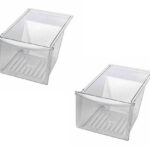Crisper Drawer Compatible with Frigidaire Refrigerator 240337103 ( 2 Pack )